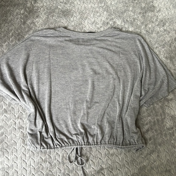 Grey Lulu’s Drawstring Tee, size XS - Picture 3 of 3